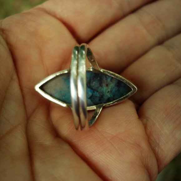 Quantrum quattro ring sterling size 8 1/2 - Picture 10 of 10